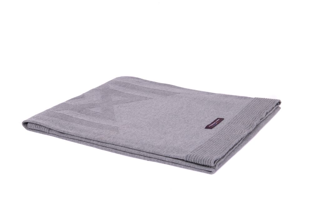 Throw blankets - Blanket Extrfine Merino Wool GREY HEATHER - LA MAISON DE LA MAILLE
