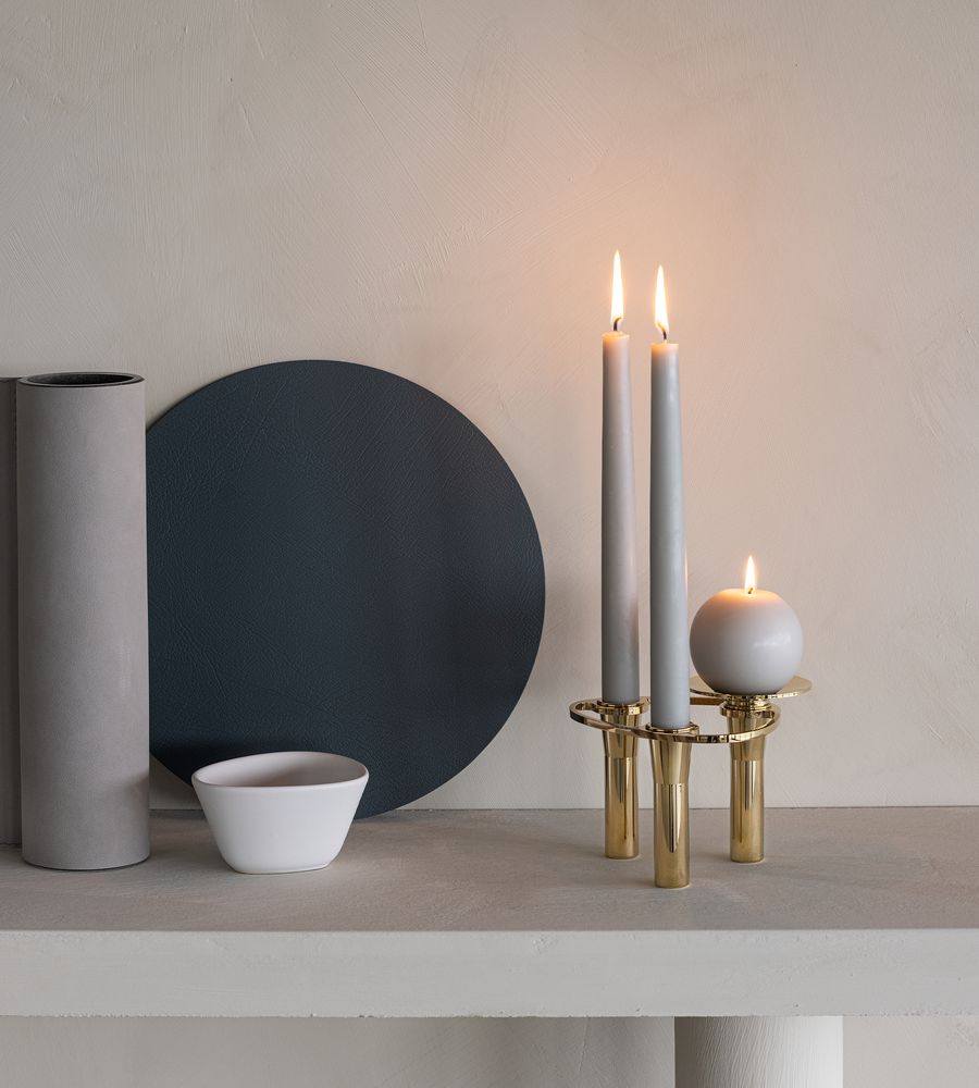 Objets personnalisables - LIND CURVE BOUGEOIRS MODULAIRES, GOLD - LIND DNA