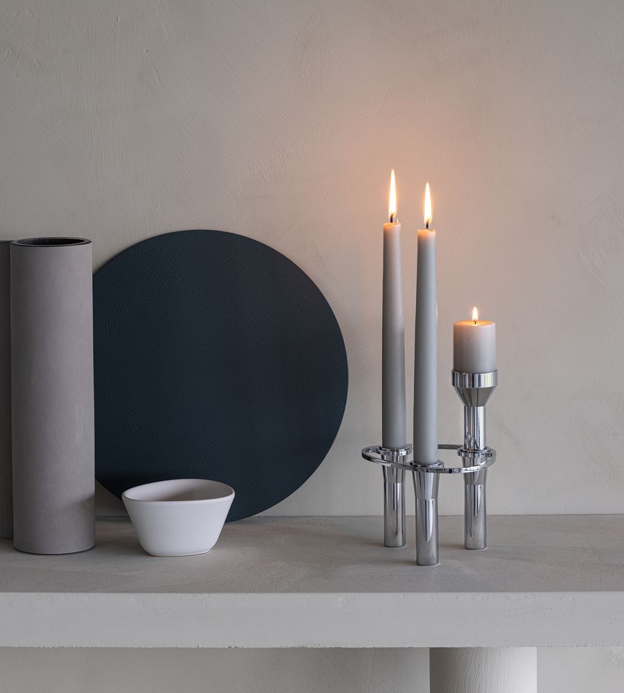 Objets personnalisables - LIND CURVE BOUGEOIRS MODULAIRES, CHROME - LIND DNA
