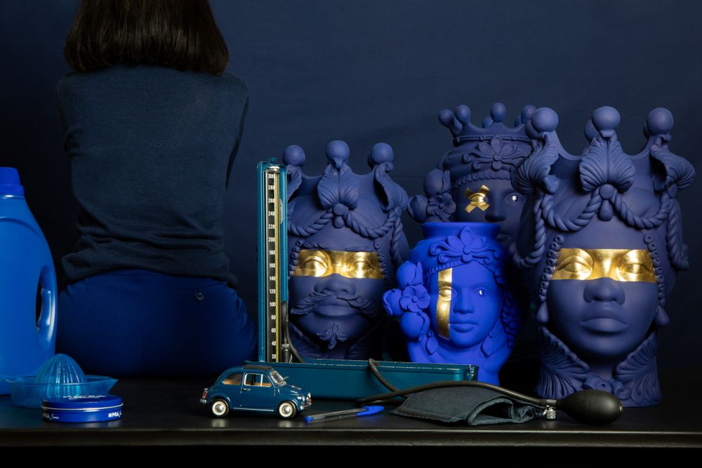 Vases - MOORISH HEADS - MOSCHE BIANCHE