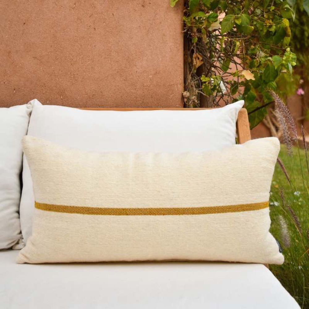 Fabric cushions - Afer Handwoven Pillow Cover - FOLKS & TALES