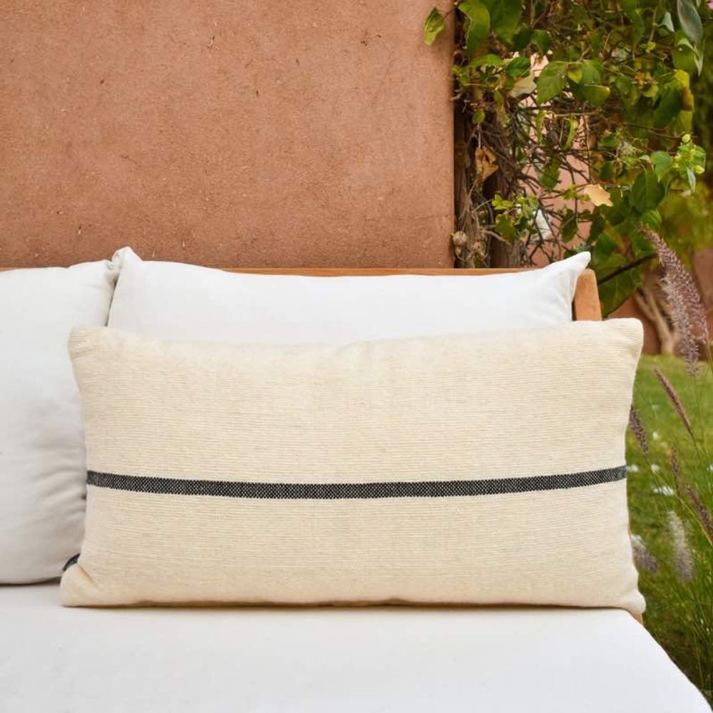 Fabric cushions - Afer Handwoven Pillow Cover - FOLKS & TALES