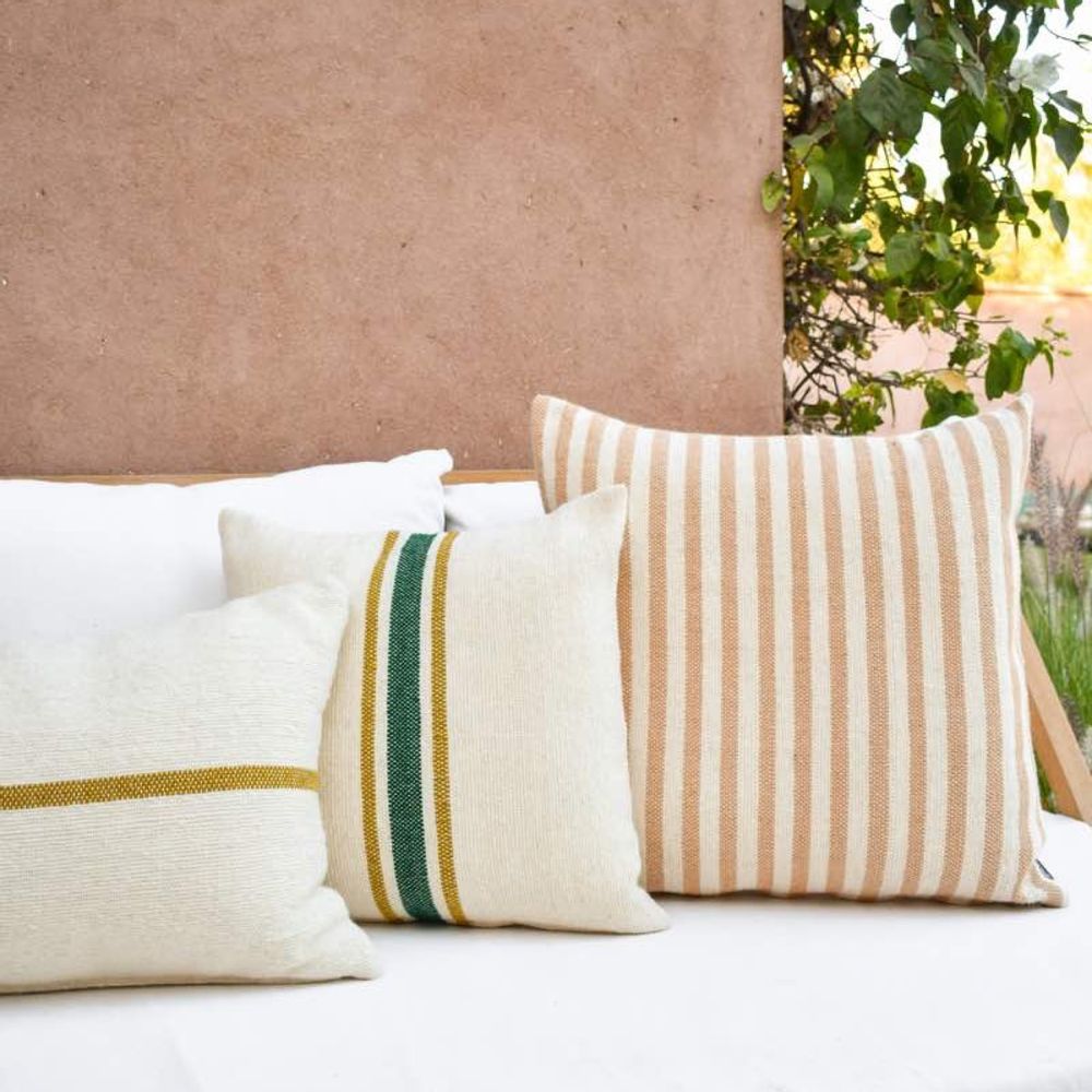 Fabric cushions - Afer Handwoven Pillow Cover - FOLKS & TALES