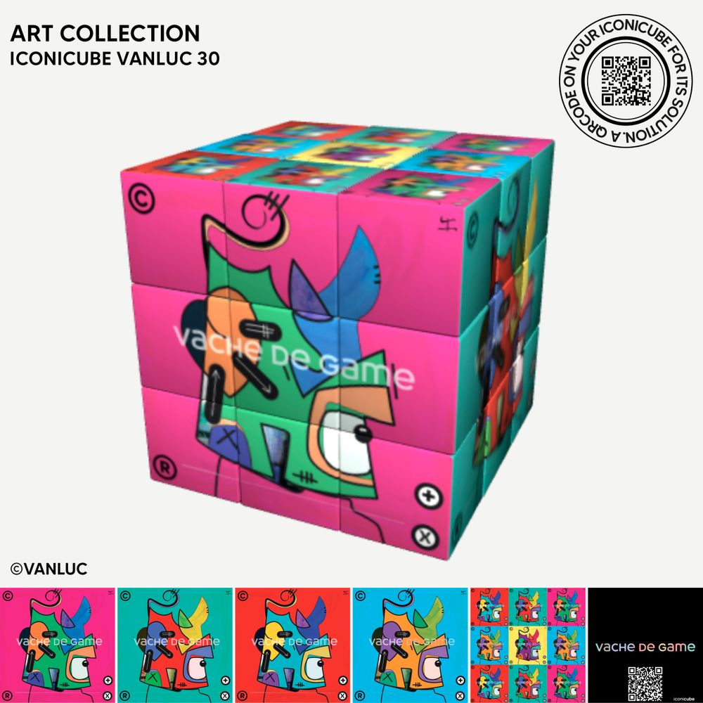 Objets design - ICONICUBE ART COLLECTION. - ICONICUBE