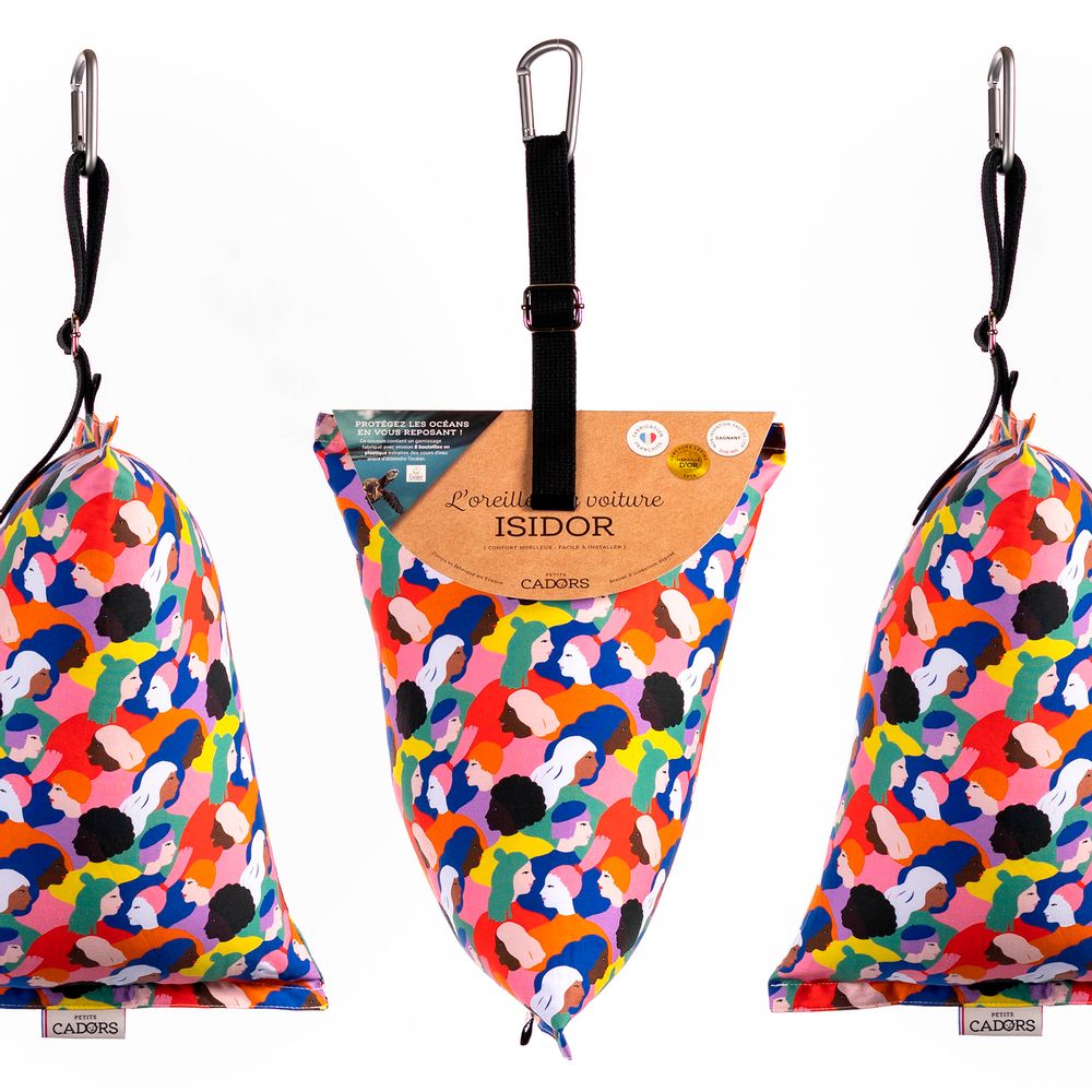 Fabric cushions - THE CAR PILLOW "ISIDOR" - PETITS CADORS