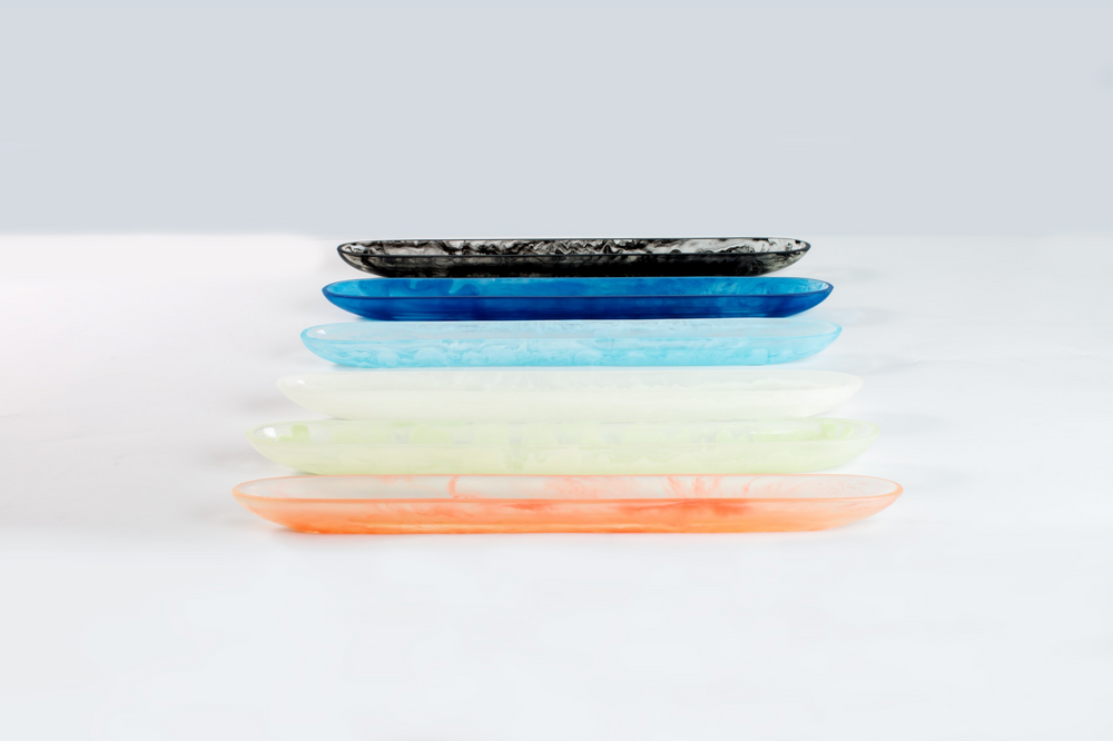 Platter and bowls - Resin Olive Boat - LILY JULIET