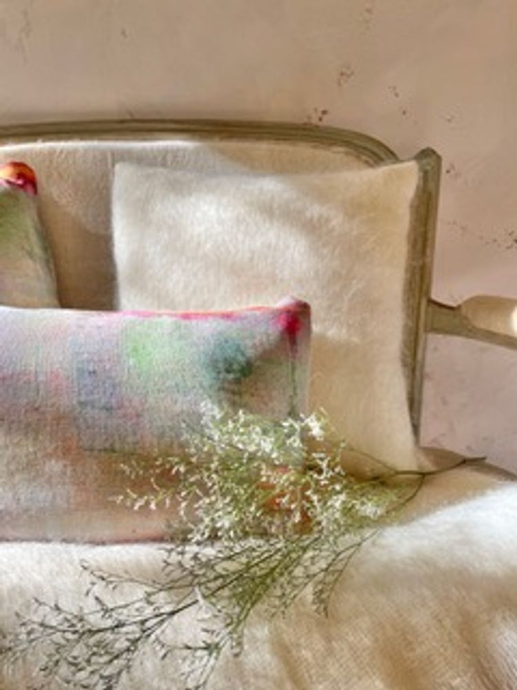 Coussins textile - COUSSIN LIN CREPUSCULE ET NEBULEUSE - ILLUSTRE PARIS