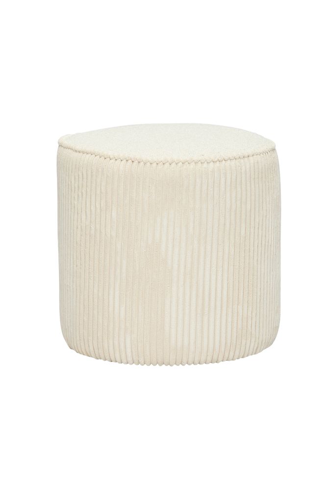 Poufs - Pouf velours cotelé - SIGNATURE MOBILIER ET DÉCORATION
