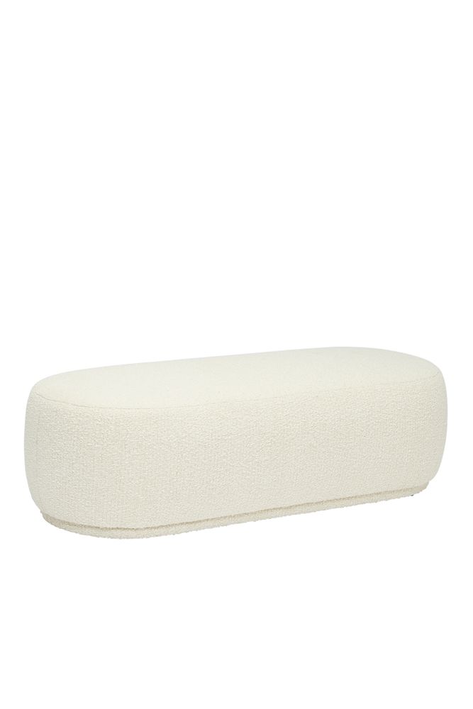 Bancs - Banquette bouclette écrue - SIGNATURE MOBILIER ET DÉCORATION