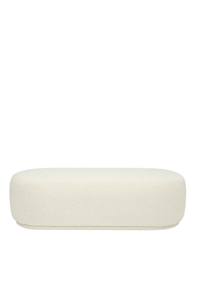 Bancs - Banquette bouclette écrue - SIGNATURE MOBILIER ET DÉCORATION