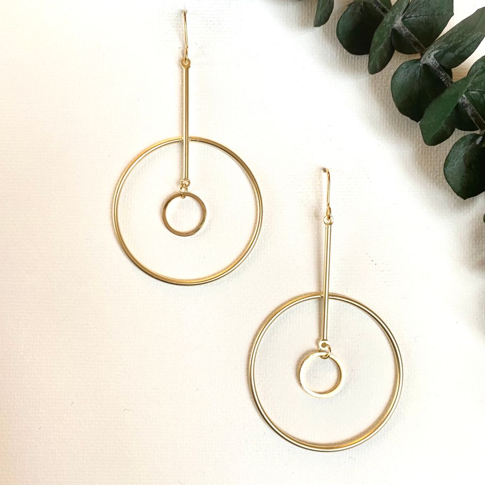 Jewelry - Earrings gilded with fine gold. - NAO JEWELS