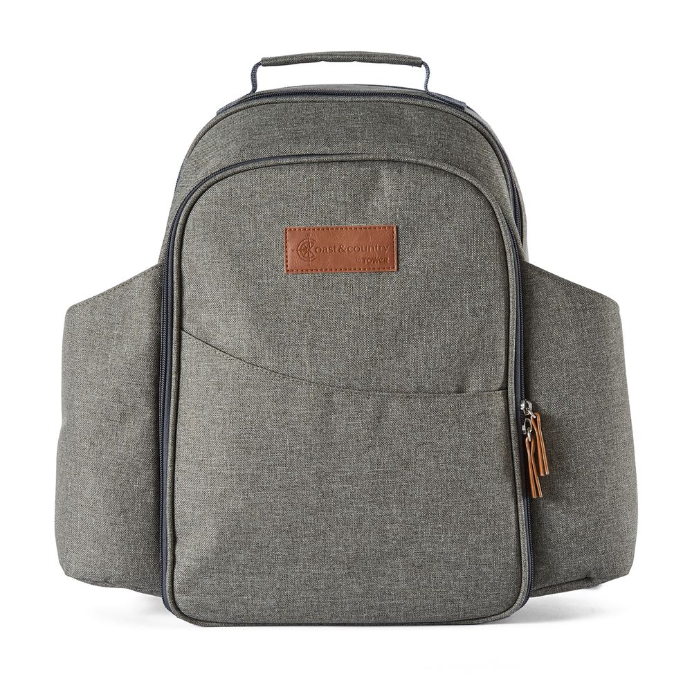 Travel accessories - Coast & Country Heritage 4 Person Filled Picnic Backpack - RKW LTD - BARBARY & OAK