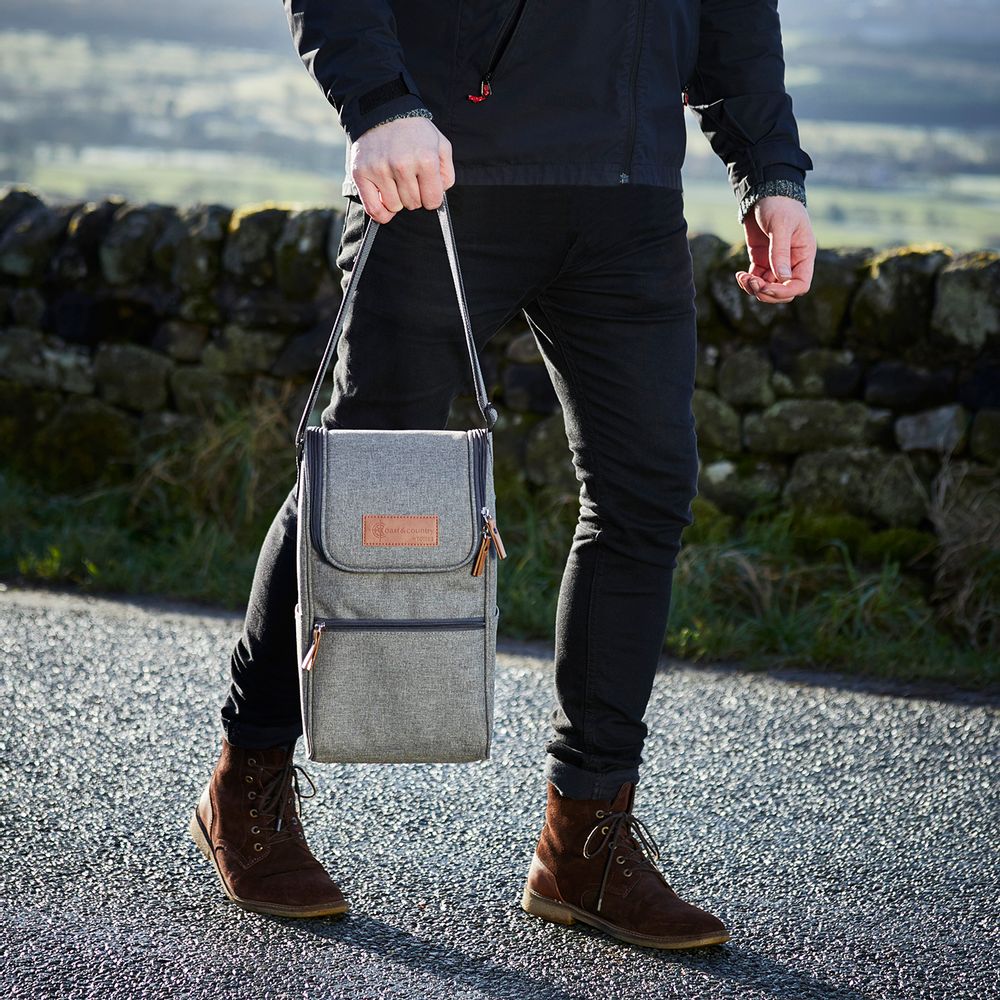 Accessoires de voyage - Refroidisseur à vin 2 bouteilles Coast & Country Heritage - RKW LTD - BARBARY & OAK