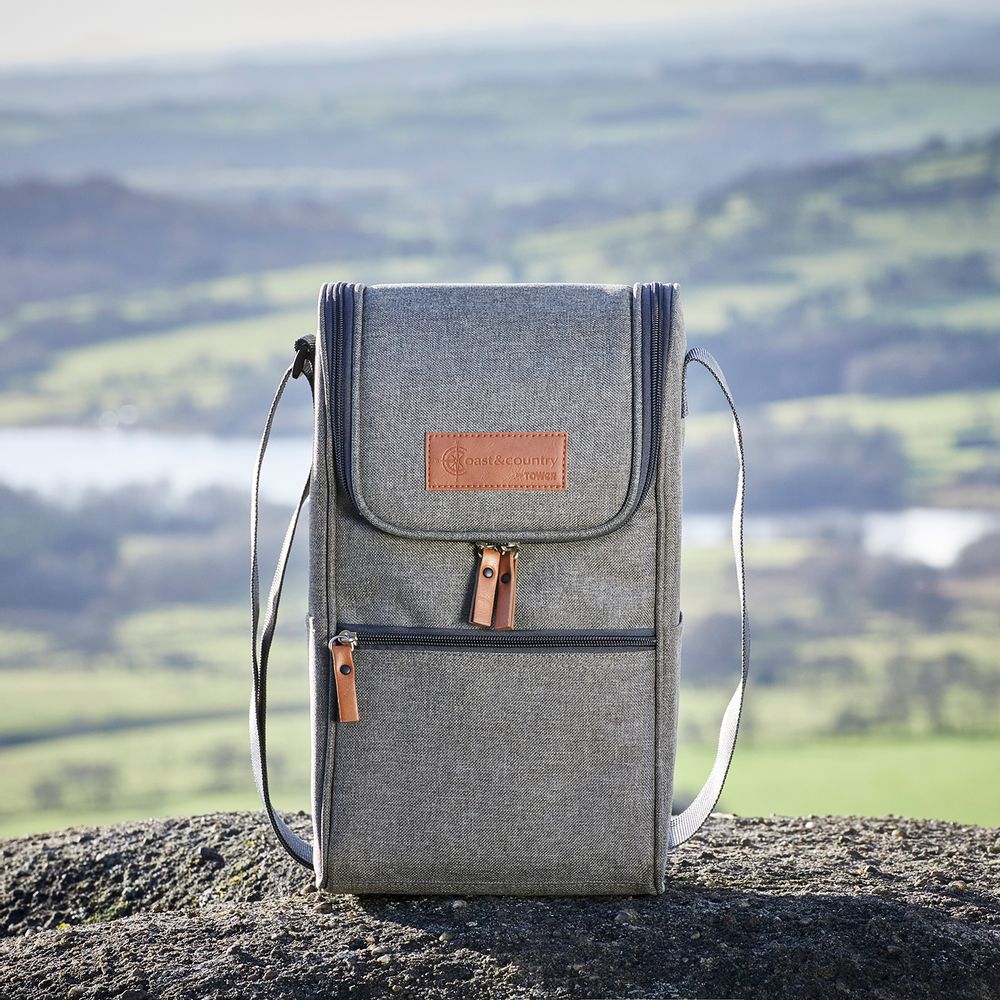 Accessoires de voyage - Refroidisseur à vin 2 bouteilles Coast & Country Heritage - RKW LTD - BARBARY & OAK