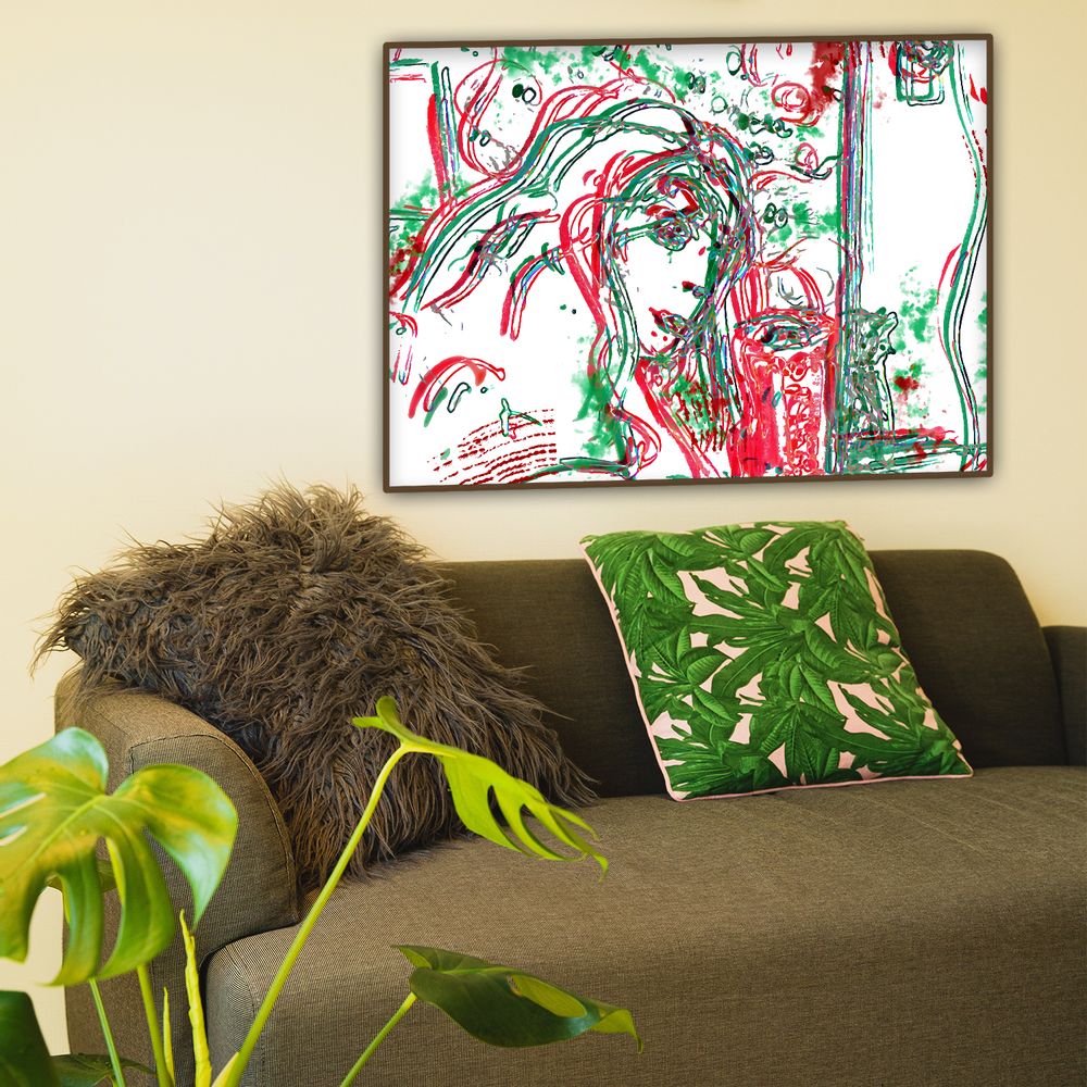 Paintings - “MACHNALI” Limited Edition Art Print - L'ATELIER D'ANGES HEUREUX