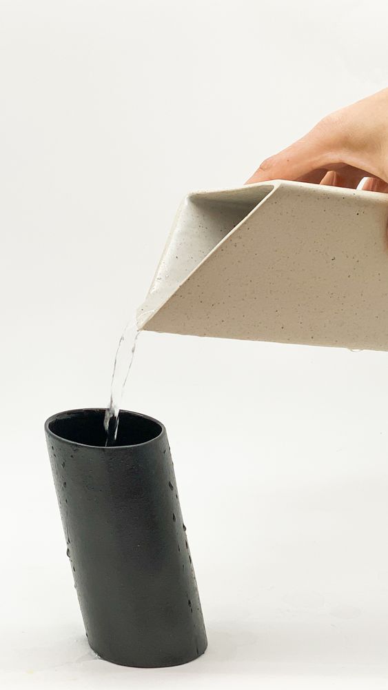 Couverts & ustensiles de cuisine - Grande Tasse Cylindrique - HIC CERAMICS