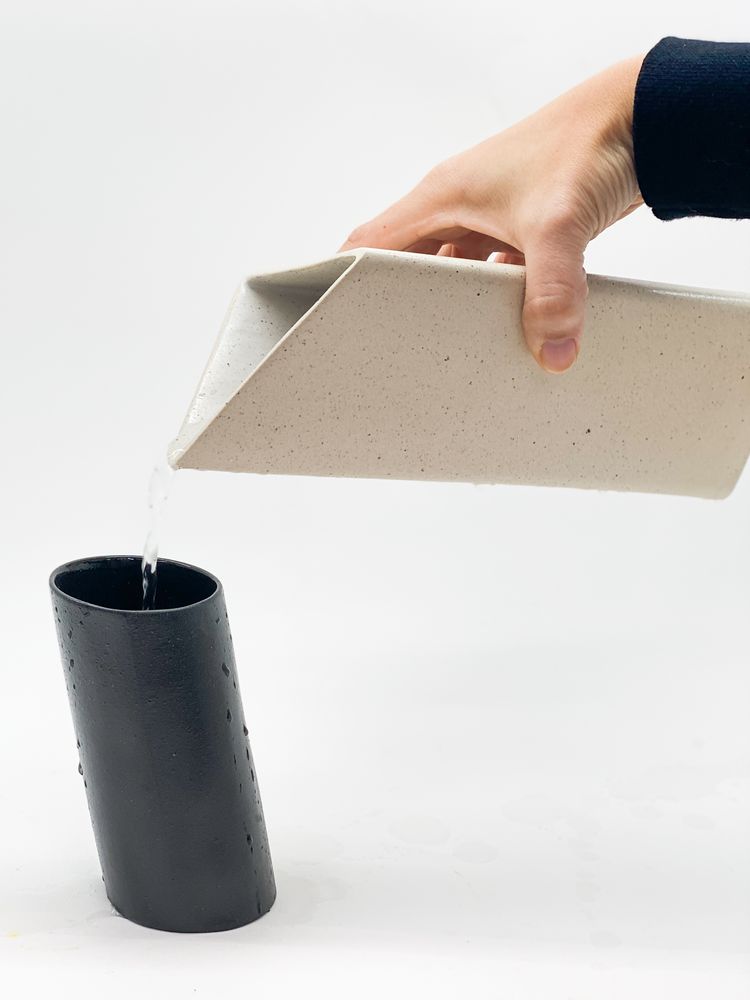 Couverts & ustensiles de cuisine - Grande Tasse Cylindrique - HIC CERAMICS
