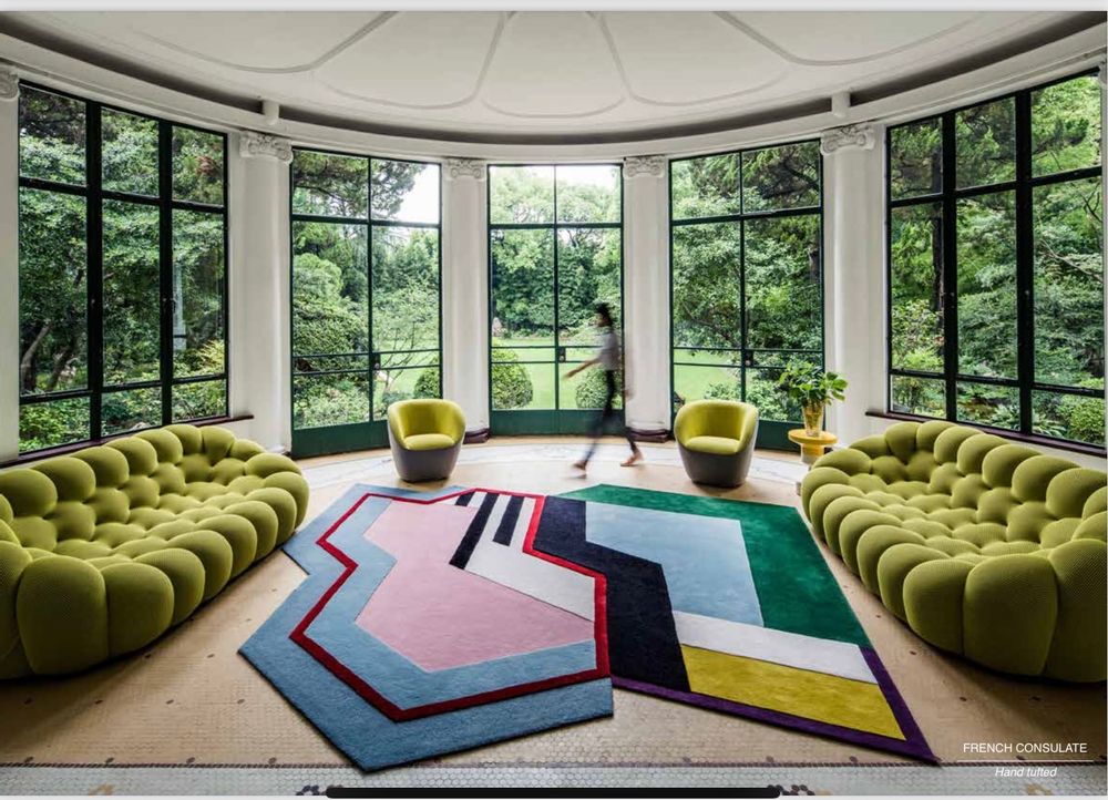 Contemporary carpets - French Consulate - ATELIER HAUTE MER