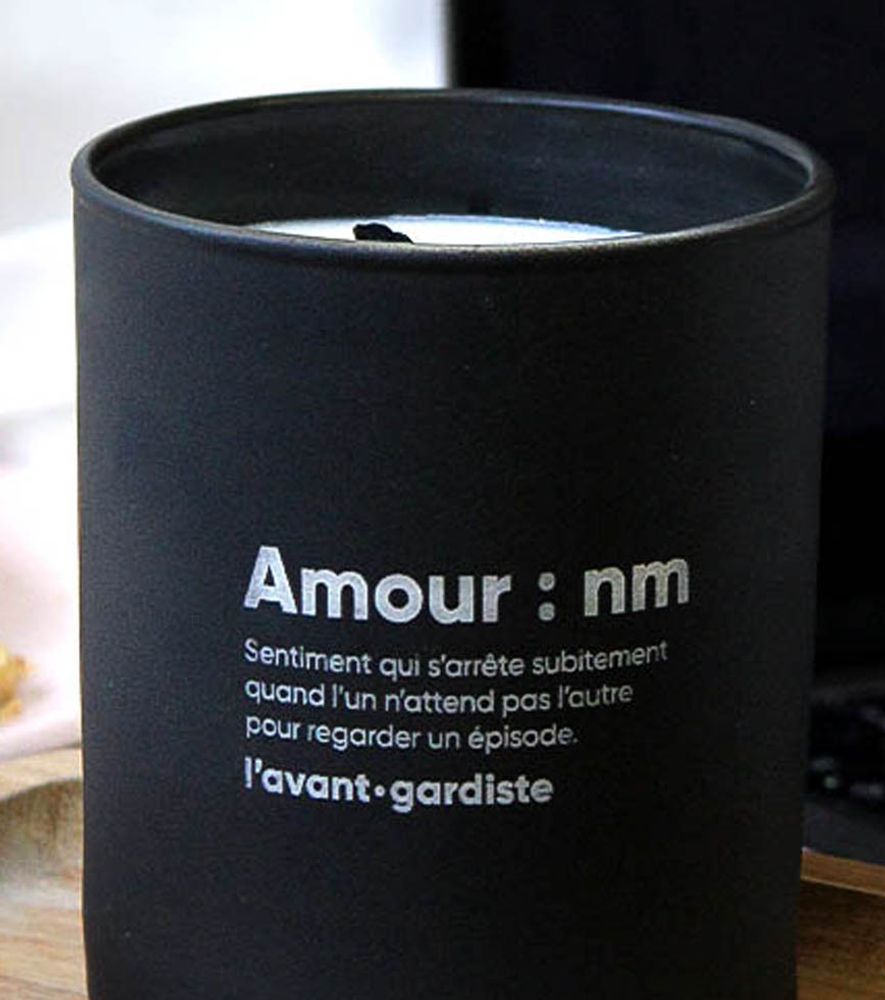 Cadeaux - Bougie définition amour - L'AVANT GARDISTE