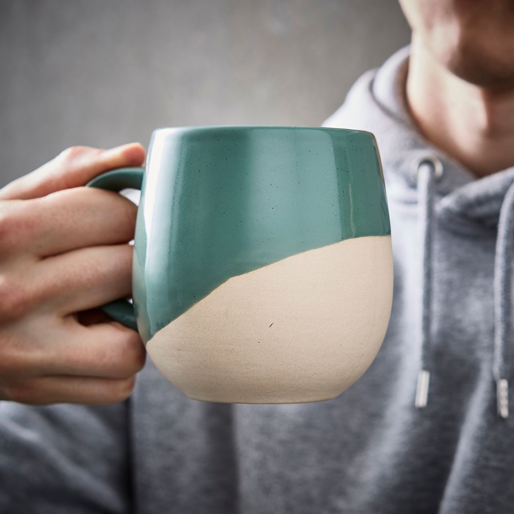 Tasses et mugs - Barbary & Oak Lot de 4 mugs colorés avec base non émaillée - RKW LTD - BARBARY & OAK