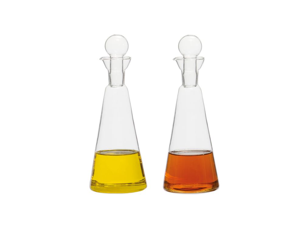 Kitchen utensils - OIL & VINEGAR GLASS SET Ø7,5X20,5 MS71502 - ANDREA HOUSE