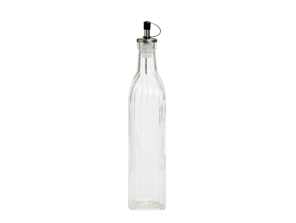 Kitchen utensils - STRIPES GLASS OIL DISPENSER 5,5X5,5X29,5  MS71526 - ANDREA HOUSE
