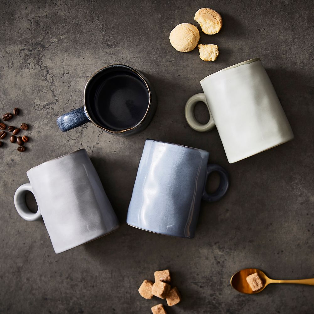 Mugs - Barbary & Oak Relic Set of 4 Mugs - RKW LTD - BARBARY & OAK