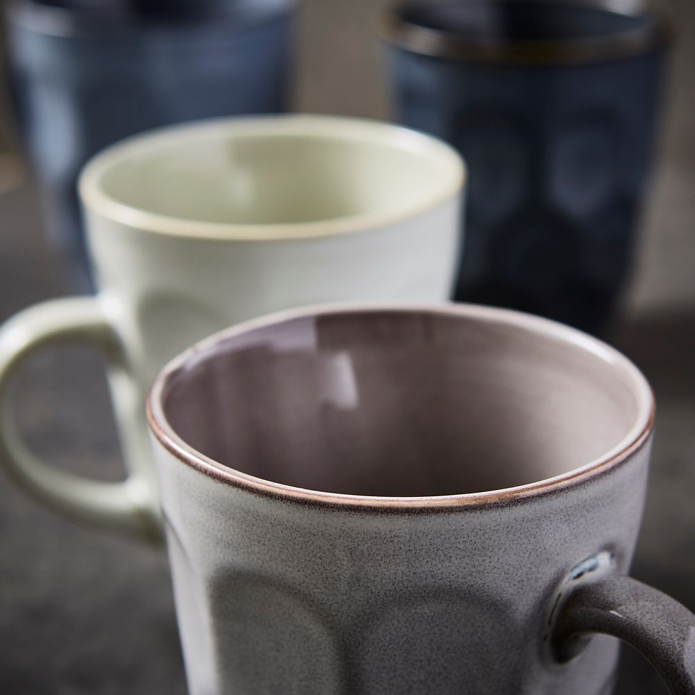 Tasses et mugs - Ensemble de 4 mugs Barbary & Oak Fossil - RKW LTD - BARBARY & OAK