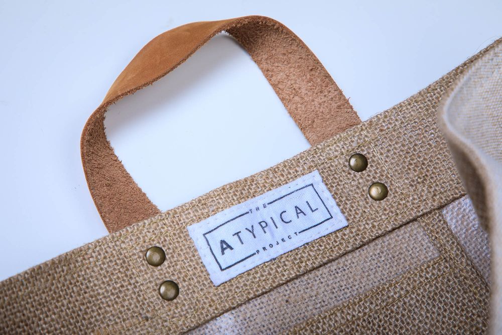 Bags and totes - Customizable Fair Trade Market Bag - THE ATYPICAL PROJECT