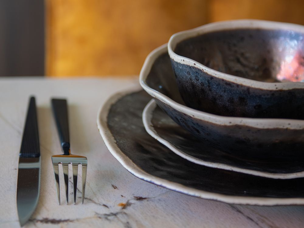 Assiettes au quotidien - Vaisselle Etna Beige - ATHEZZA