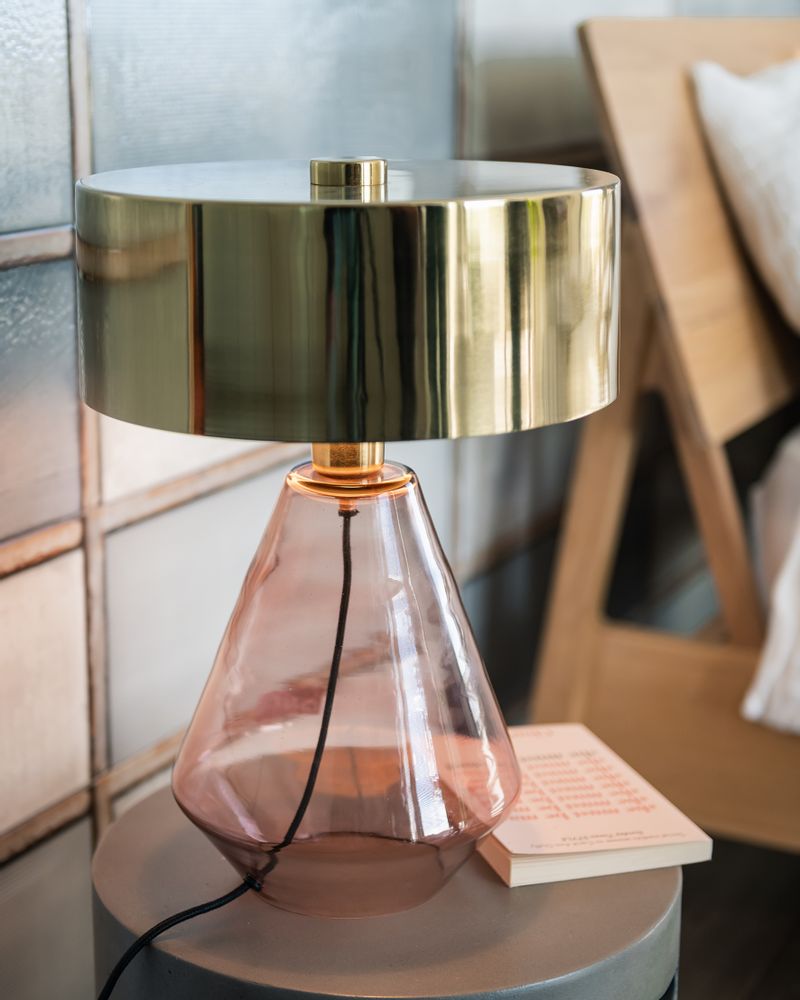 Lampes à poser - Lampe Verano Rose Pâle  - ATHEZZA