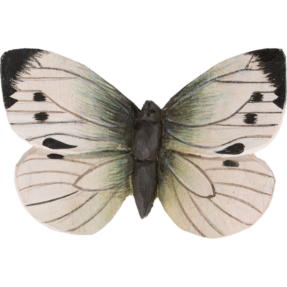 Decorative objects - Butterfly Magnet Large White - WILDLIFE GARDEN