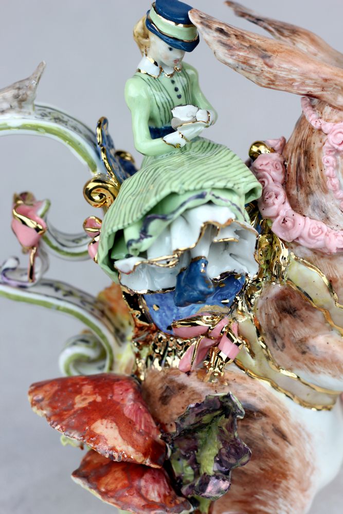 Objets design - THÉIÈRES ARTISTIQUES UNIQUES EN PORCELAINE ALICE AU PAYS DES MERVEILLES - MOSCHE BIANCHE