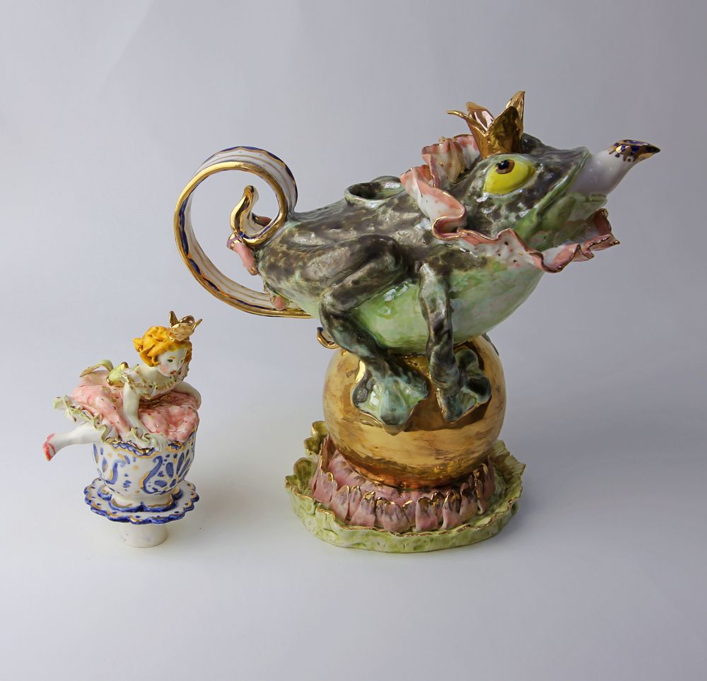 Objets design - THÉIÈRES ARTISTIQUES UNIQUES EN PORCELAINE ALICE AU PAYS DES MERVEILLES - MOSCHE BIANCHE