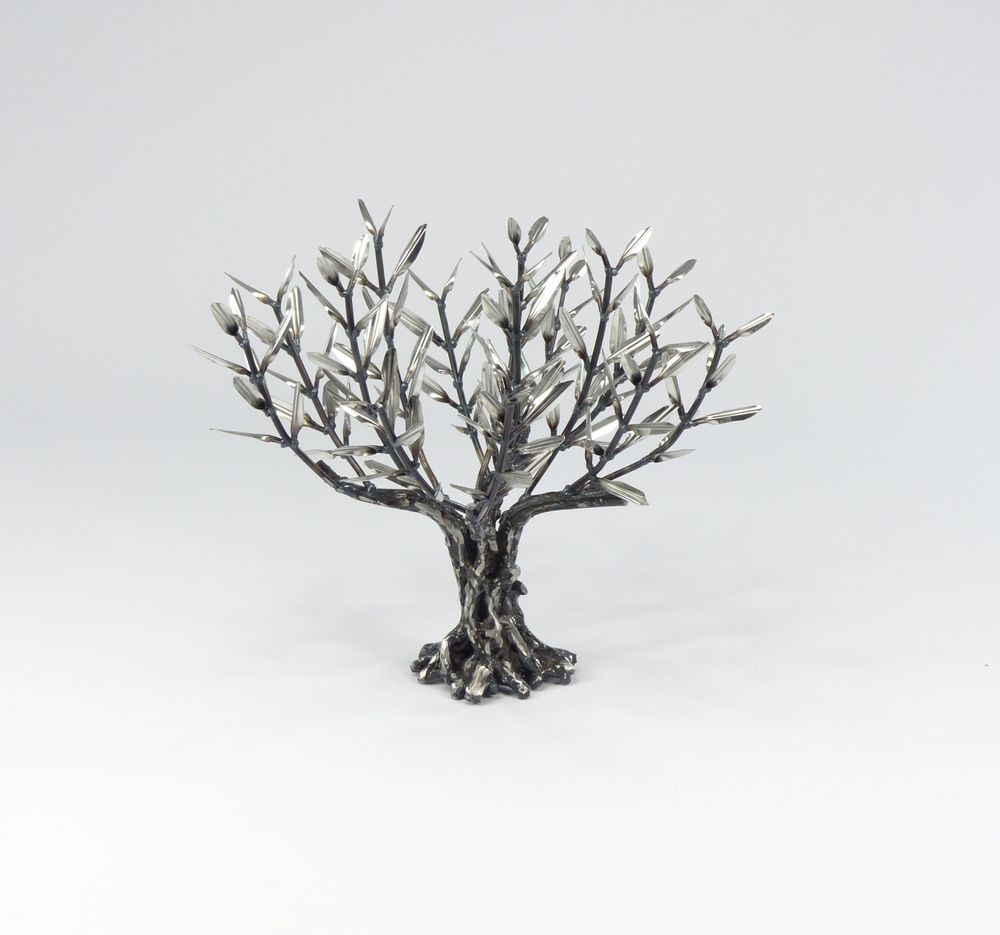 Objets de décoration - Olivier brut 14 rameaux - L'OLIVIER FORGÉ