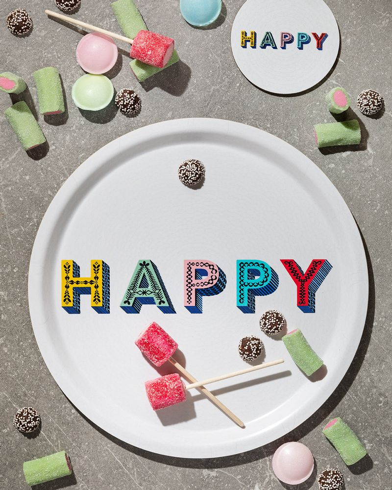 Dessous de plat - Happy - Plateaux - dessous de verre - JAMIDA OF SWEDEN