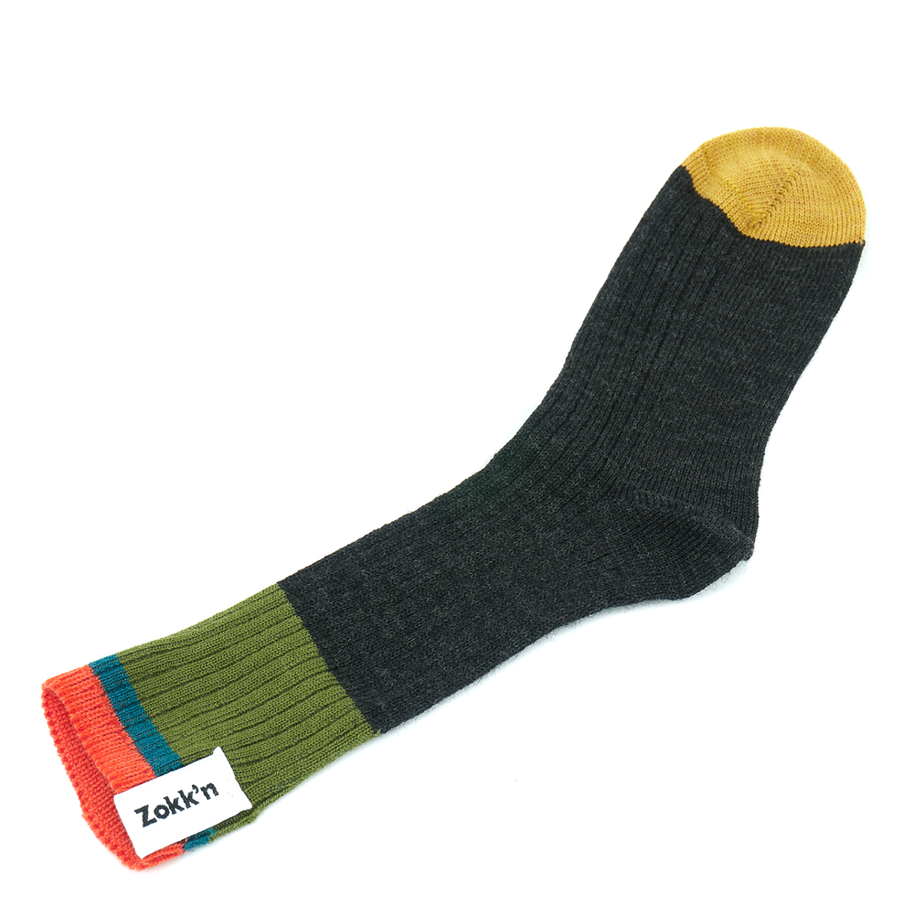 Children's apparel - Omer, single sock, baby - ZOKK'N - SINGLE SOCKS