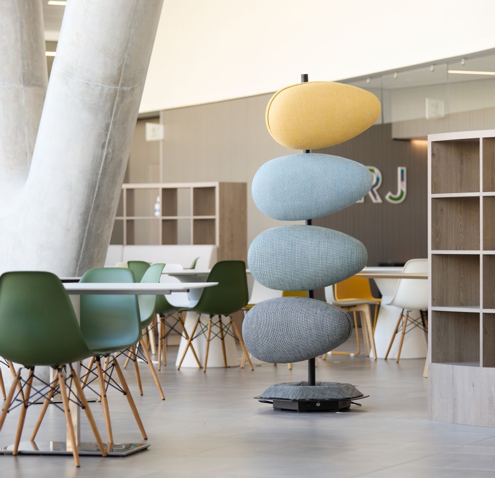 Office design and planning - ACOUSTIC & ECOLOGICAL TOTEM - LONAEH