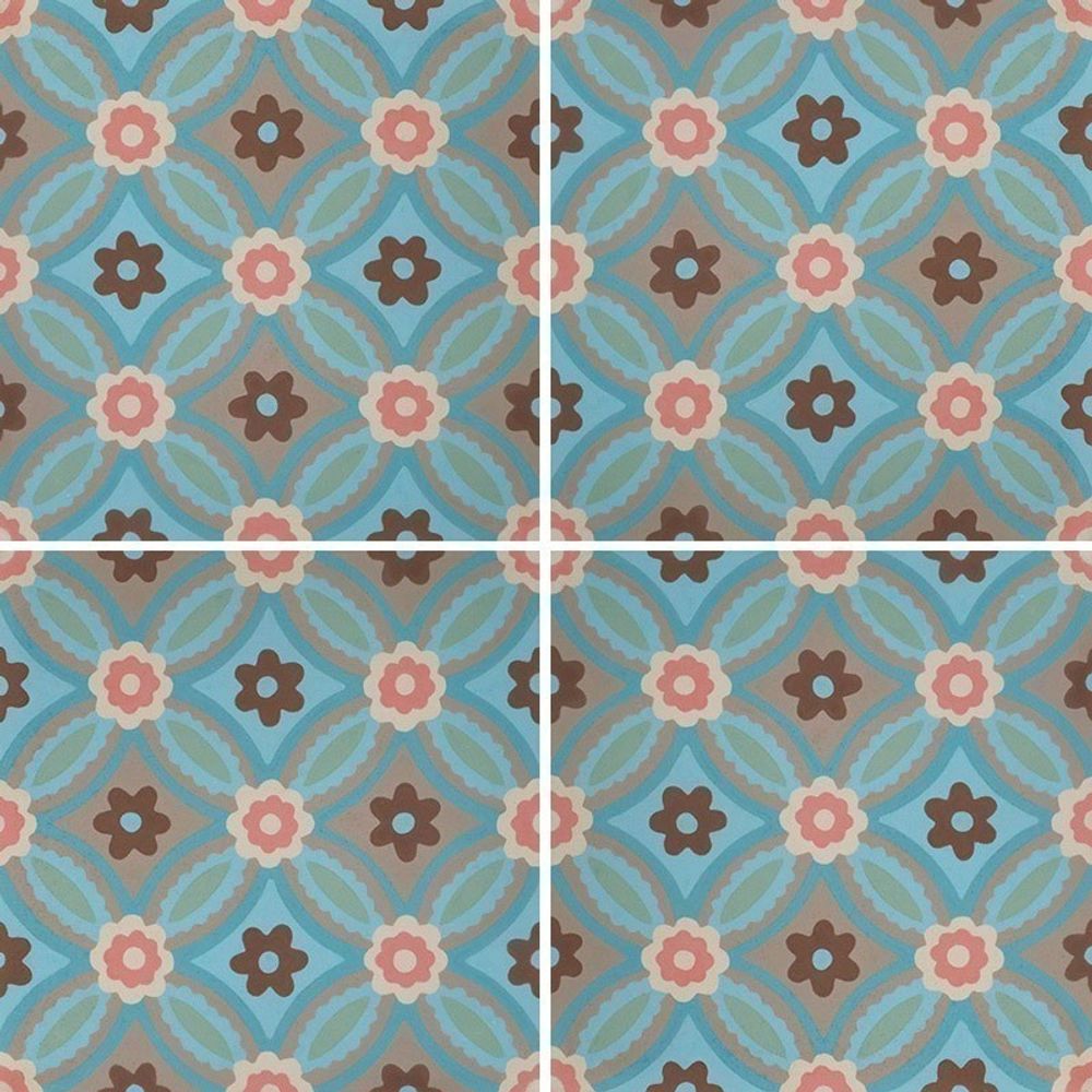 Carreaux de ciment - Carreau ciment Poppy - ETOFFE.COM