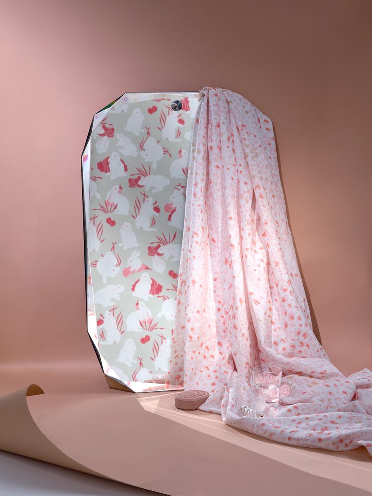 Tissus d'ameublement - Tissu Cheetah coloris Grenadine - LITTLE CABARI