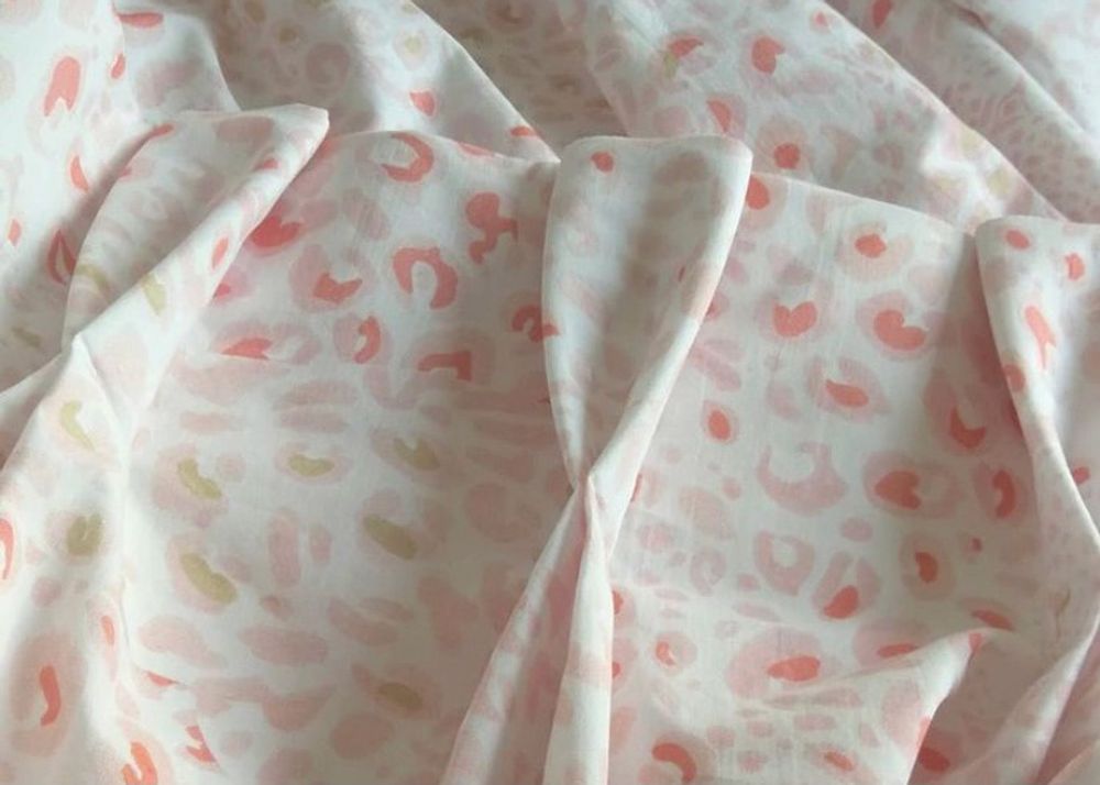 Tissus d'ameublement - Tissu Cheetah coloris Grenadine - LITTLE CABARI