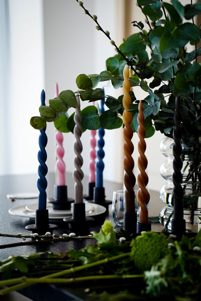 Candles - Twist Candles - box of 4 - PAIA COPENHAGEN
