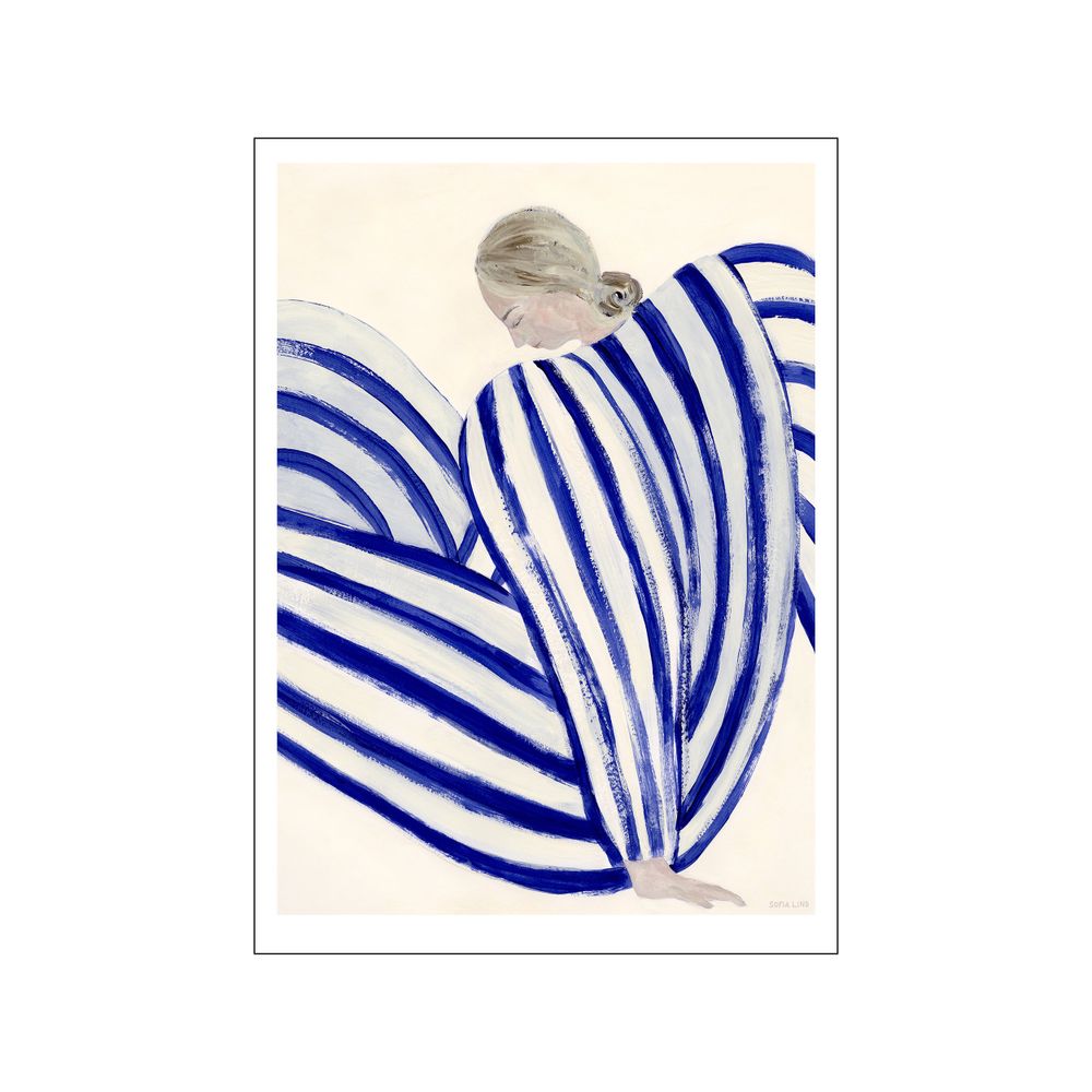 Affiches - Affiche - Rayures bleues au Concorde - NOVICTUS/ POSTER & FRAME