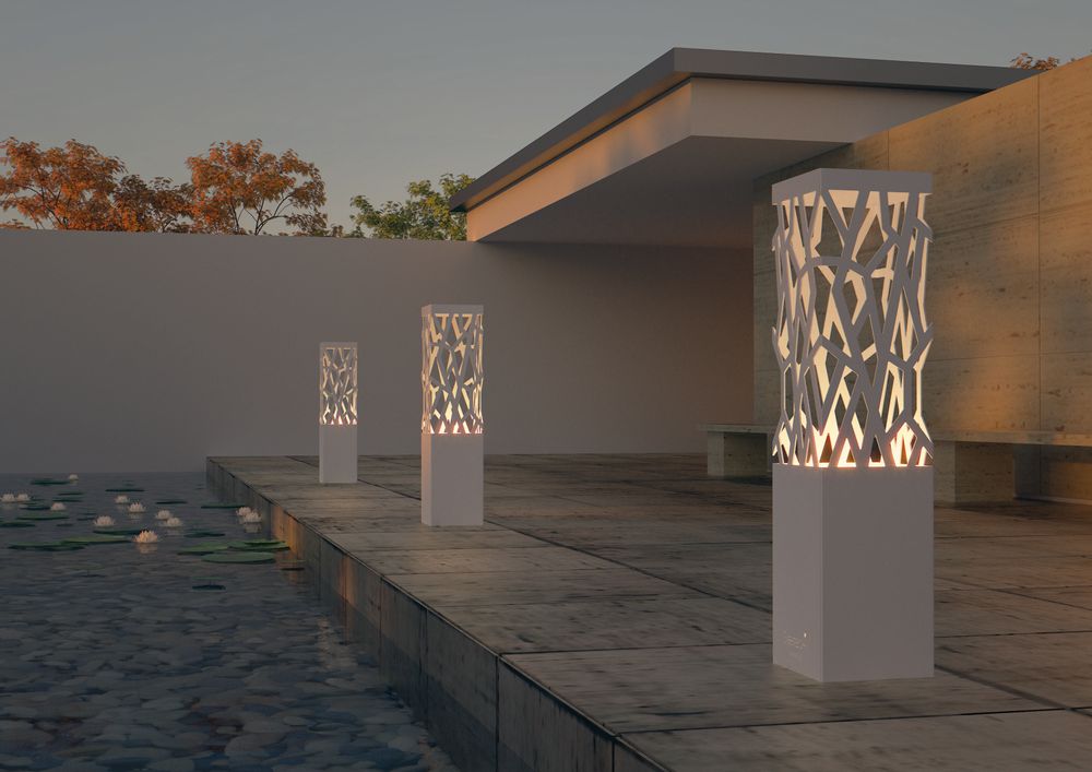 Outdoor decorative accessories - Floor lamp — Coral Collection - ALUMÉ