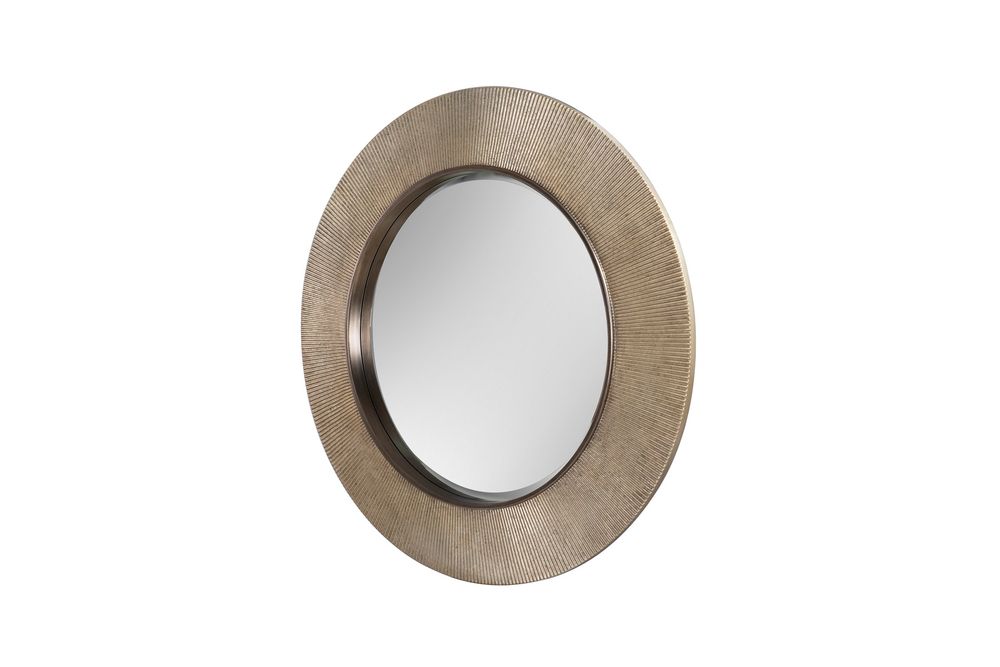 Miroirs - Edvin, finition feuille d'or vieilli et bronze à canon - RV ASTLEY LTD