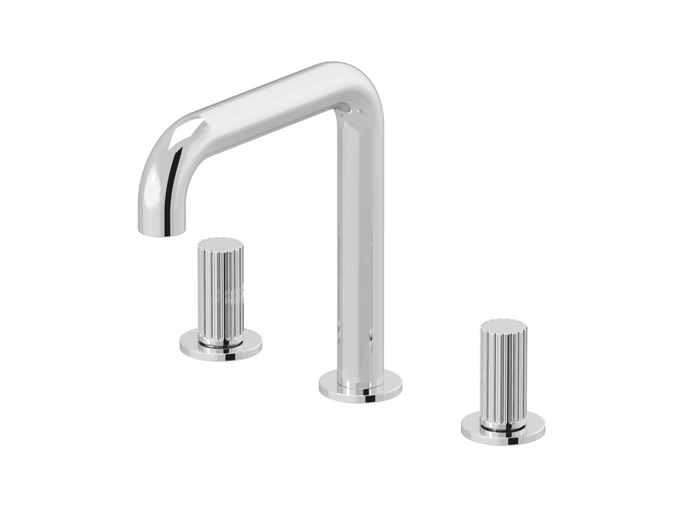 Sinks - Joe | 3-hole wahsbasin mixer, with push-up waste - RVB