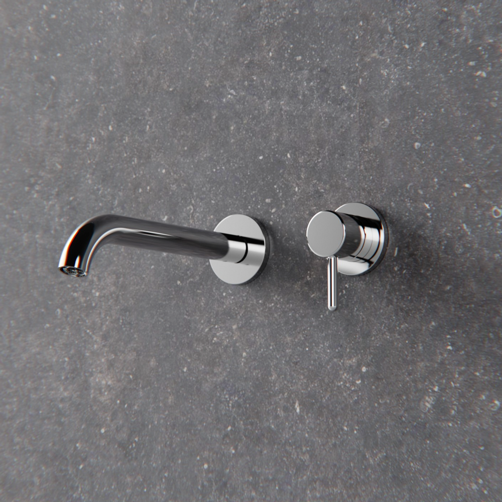 Sinks - Plug | Concealed wall-mounted 2-hole single-lever washbasin mixer, spout 200mm - RVB