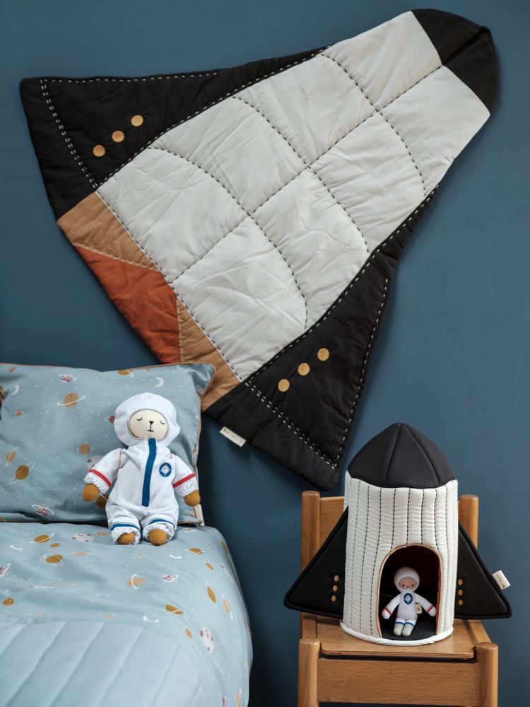 Peluches - Navire spatial en tissu  - FABELAB