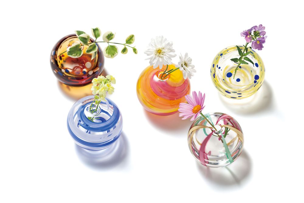 Vases - Small Flower Vase - ISHIZUKA GLASS CO., LTD.