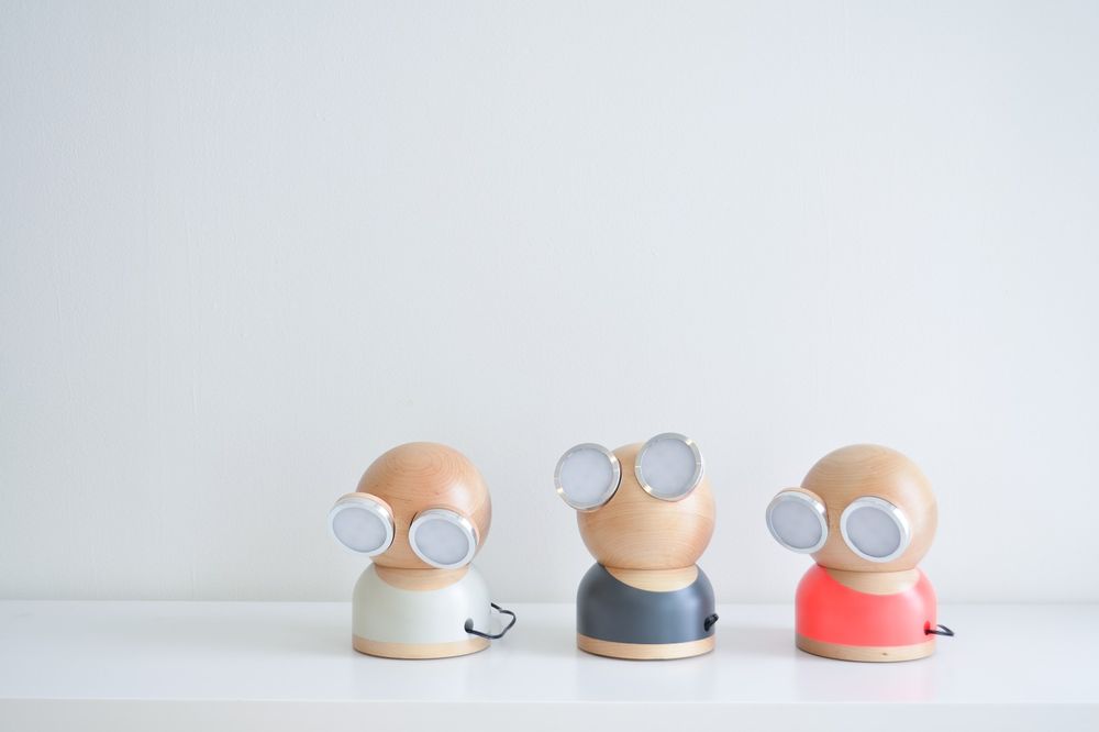 Table lamps - Mr Watt Goggle Lamp - KUBBICK
